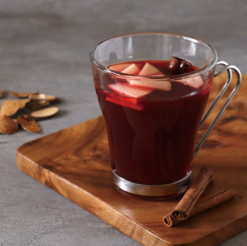 りんご入りホットワインジンジャー